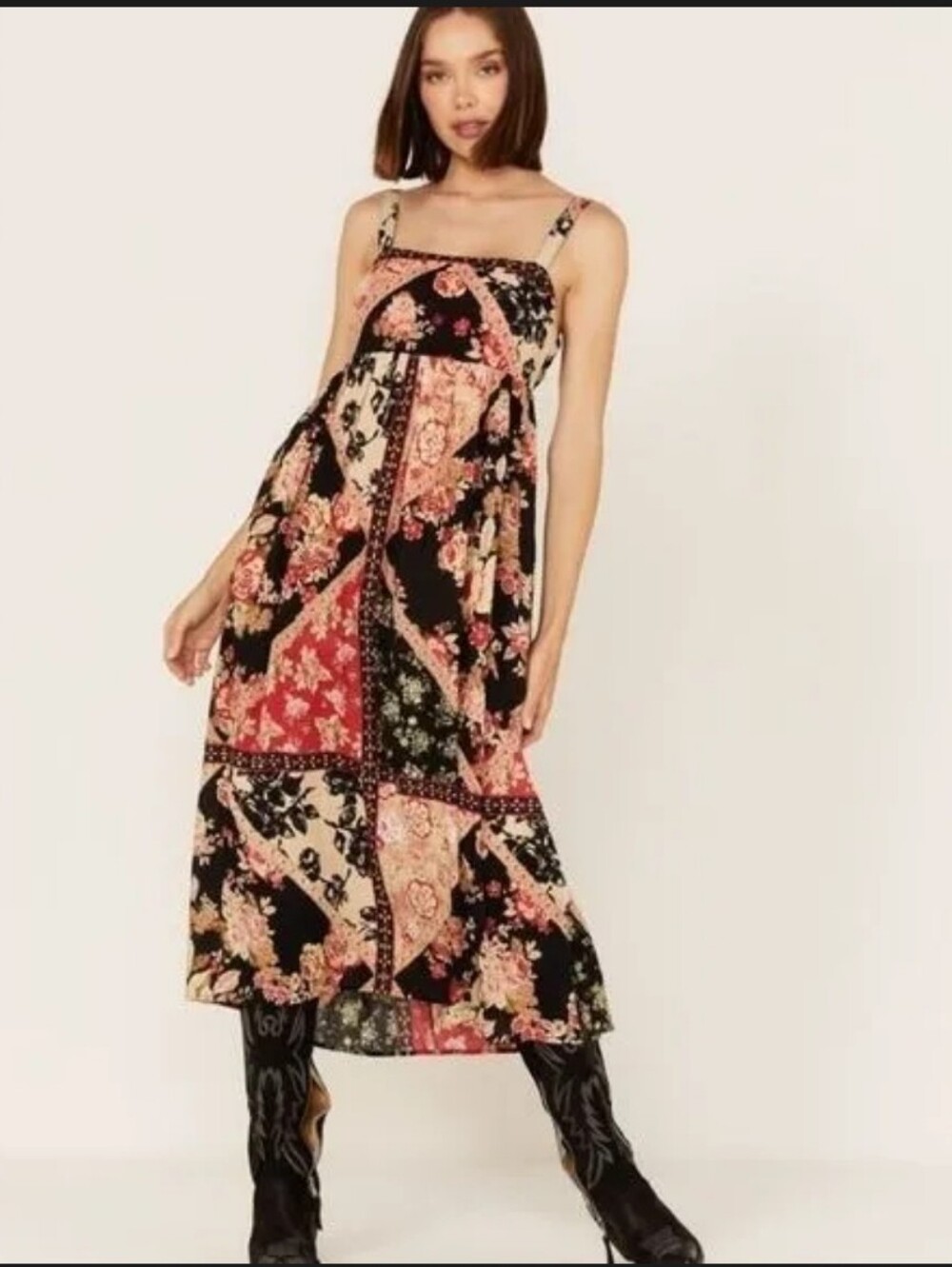 Band Of Gypsies Collective Anthem Of The Sun Dress Black Spiced Colar MEDIUM